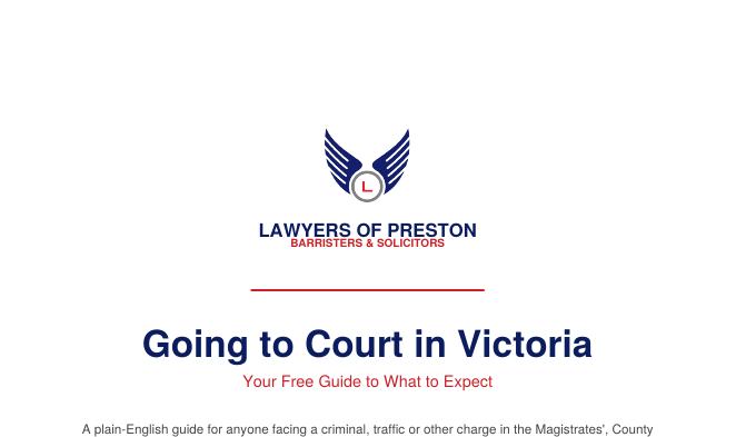 Free guide: Going to Court in Victoria